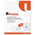 Universal Battery Universal Laser Printer Permanent Labels 4 x 1-1/3 Clear, 700PK 81104